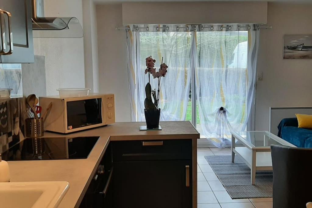 Hyper Centre De Sarzeau, Grand Appartement Au Calme Avec Jardinet Zewnętrze zdjęcie